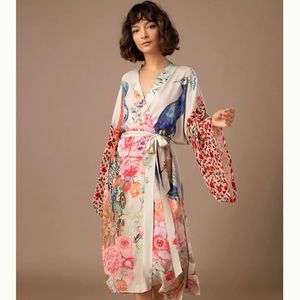 Anthropologie Ararat Bird Kimono